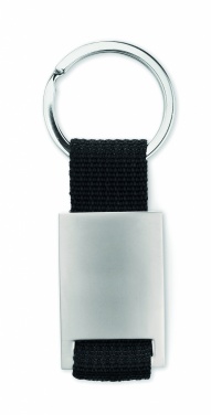 Logo trade promotional items image of: Metal rectangular key ring Espoo