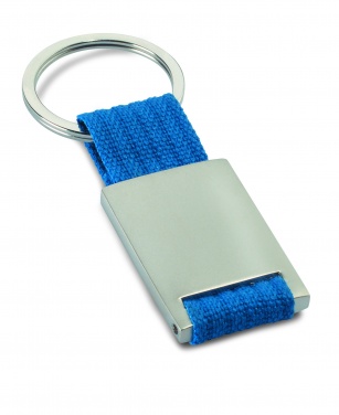 Logotrade promotional items photo of: Metal rectangular key ring Espoo