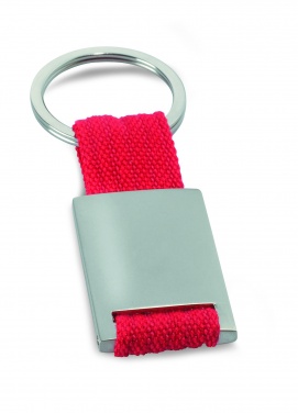 Logo trade promotional items image of: Metal rectangular key ring Espoo