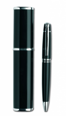 Logo trade promotional gifts picture of: Metal twist ball pen