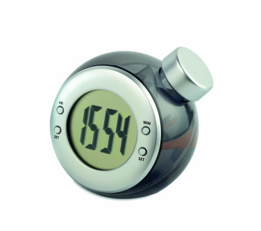 Logo trade corporate gifts image of: Water powered LCD desk clock