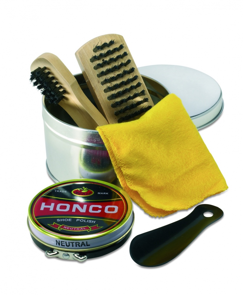 Logo trade promotional items image of: Shoe polish kit