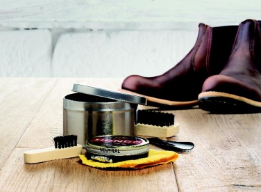 Logo trade business gift photo of: Shoe polish kit