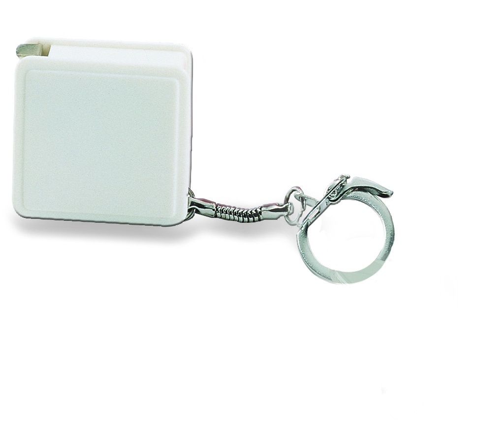 Logo trade promotional items image of: Key ring w/ flexible ruler 1m, Vantaa