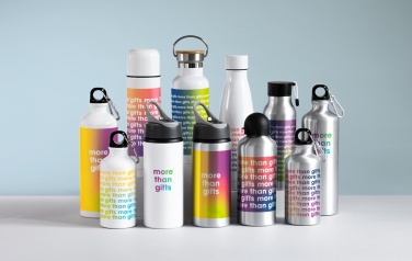 Logo trade promotional item photo of: Single-walled 600 ml aluminum bottle