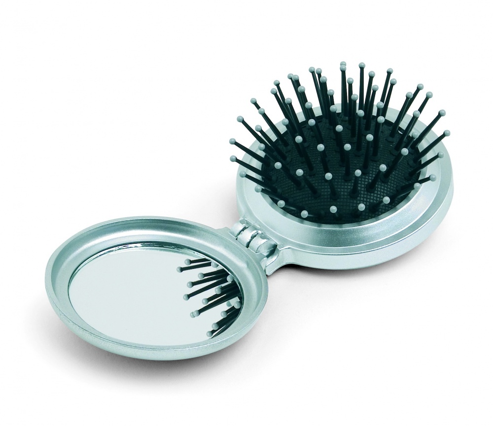 Logo trade promotional items picture of: Foldable brush/mirror