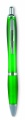 Push button ball pen, Transparent Green