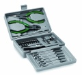 Foldable 25 piece tool set, Silver