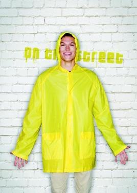 Logo trade promotional gifts picture of: PVC raincoat with hood