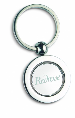 Logotrade promotional products photo of: Globe metal key ring  WORLD