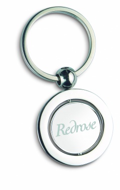 Logo trade promotional giveaway photo of: Globe metal key ring  WORLD