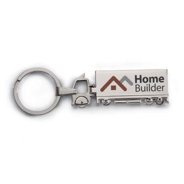 Logotrade advertising product image of: Truck metal key ring Oulu