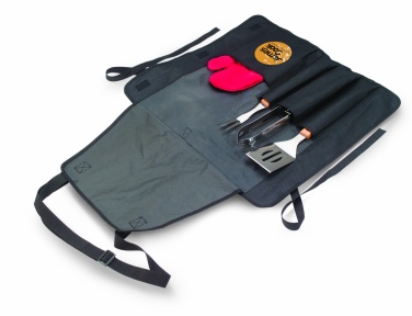 Logotrade corporate gift picture of: BBQ apron with BBQ tools