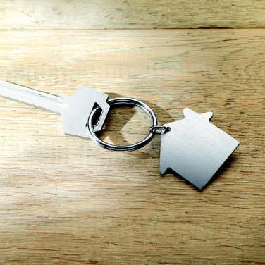 Logotrade promotional gift picture of: Metal key holder house Lahti