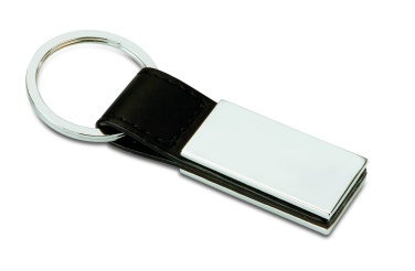 Logotrade promotional merchandise image of: PU and metal key ring Kuopio