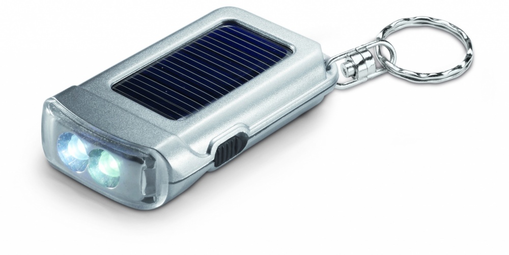 Logotrade business gift image of: Solar powered torch key ring Vaasa