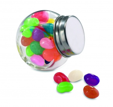 Logo trade promotional product photo of: Glass jar with jelly beans