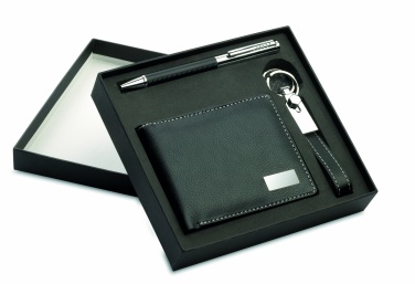 Logo trade corporate gift photo of: Ball pen key ring and wallet Lappeenranta