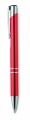 Push button pen with black ink, Red