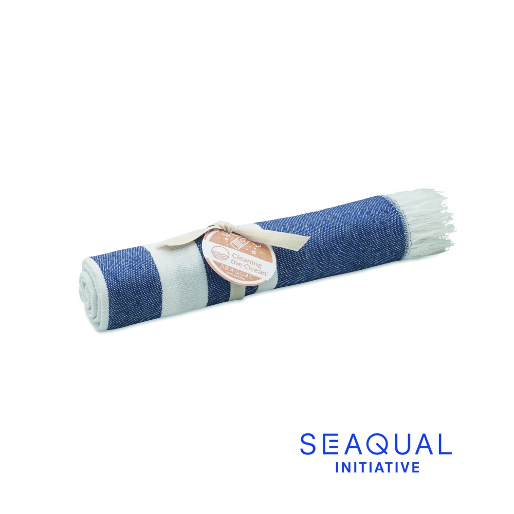 Logo trade promotional item photo of: SEAQUAL® hammam towel 70x140cm