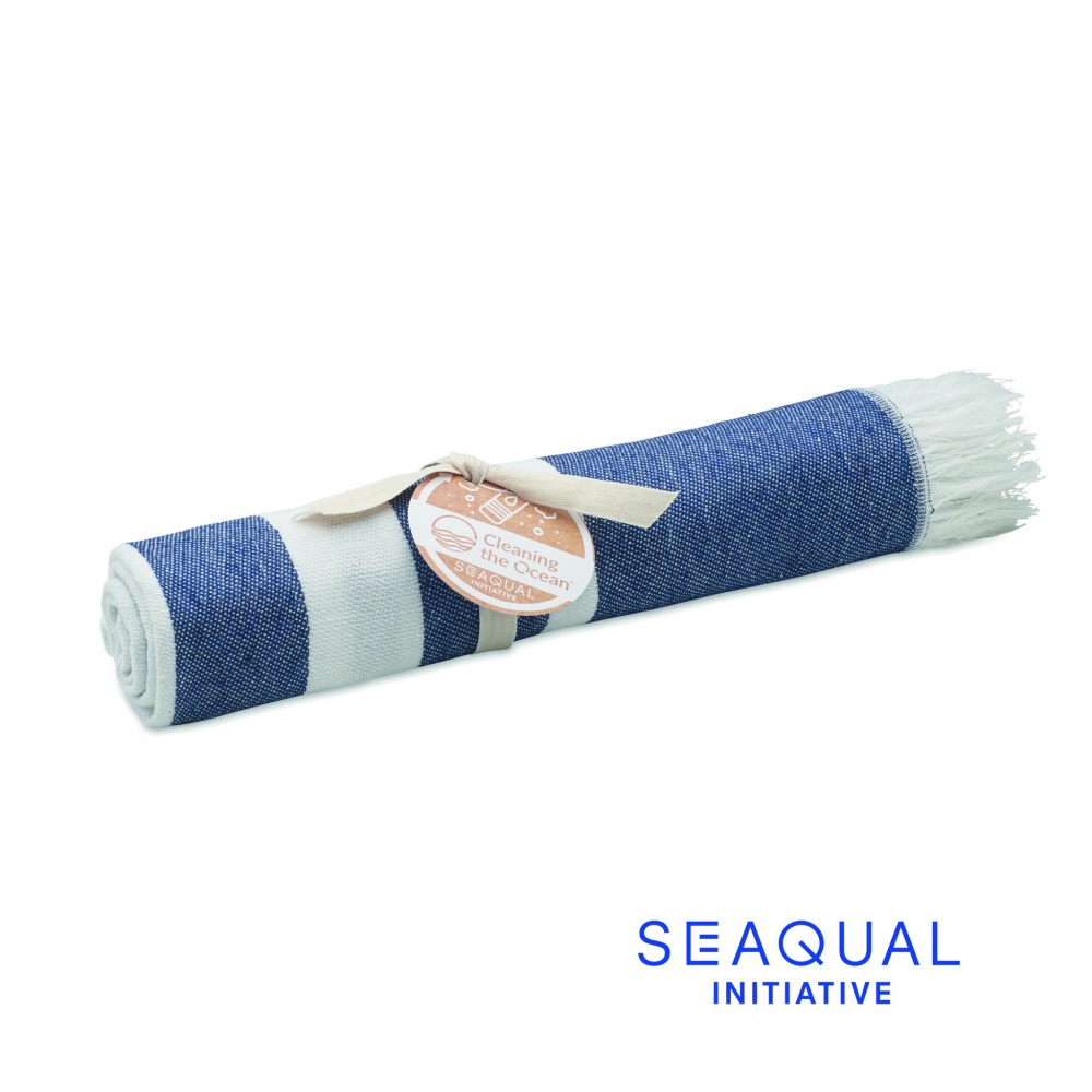 Logo trade promotional items image of: SEAQUAL® hammam towel 100x170