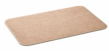 Logo trade promotional giveaways image of: Flax door mat