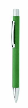 Logo trade promotional merchandise photo of: Recycled paper push ball pen