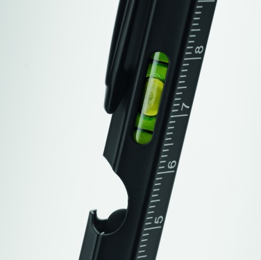 Logo trade promotional merchandise image of: Spirit level pen with ruler