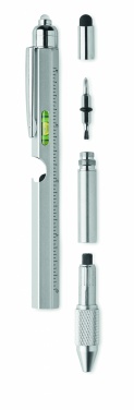 Logo trade corporate gift photo of: Spirit level pen with ruler