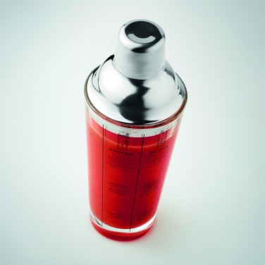 Logotrade promotional giveaway image of: Glass cocktail shaker 400 ml