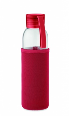 Logo trade promotional products picture of: Recycled glass bottle 500 ml