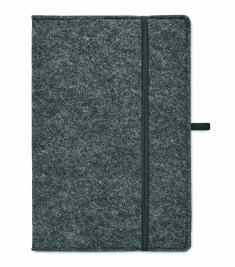 Logotrade promotional merchandise image of: A5 notebook RPET felt