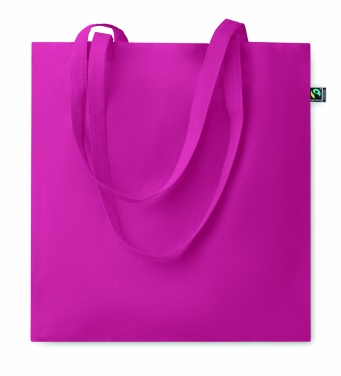 Logo trade promotional gifts image of: Fairtrade shopping bag140gr/m²