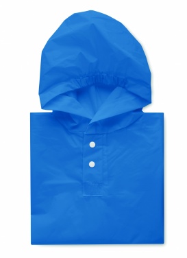 Logo trade advertising products image of: PEVA kid rain coat with hood