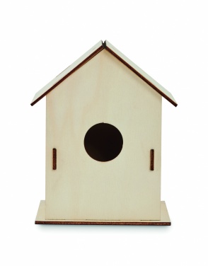 Logo trade business gift photo of: DIY wooden bird house kit