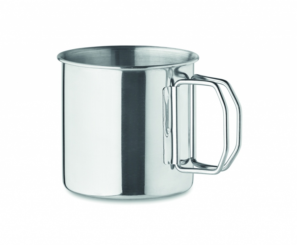 Logo trade promotional giveaways image of: Stainless steel mug 330 ml