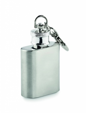 Logo trade promotional items image of: Hipflask key ring Joensuu