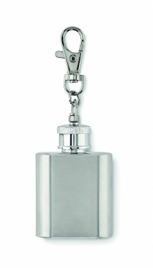 Logo trade corporate gifts image of: Hipflask key ring