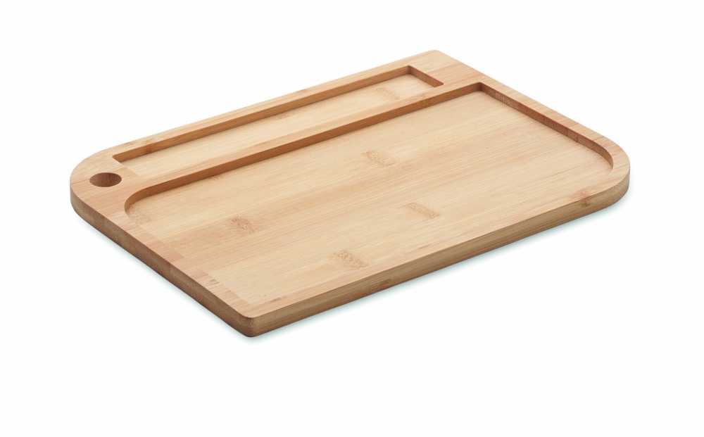 Logo trade promotional item photo of: Meal plate in bamboo