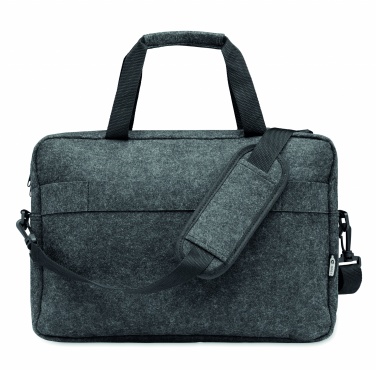 Logotrade promotional item image of: 15 inch RPET felt laptop bag