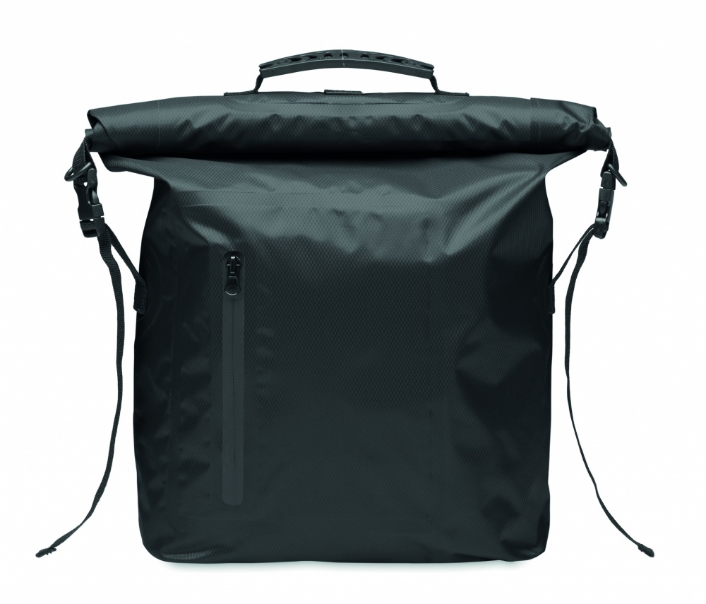 Logo trade corporate gifts picture of: RPET waterproof rolltop bag