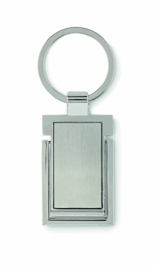 Logo trade business gift photo of: Metal key ring phone stand