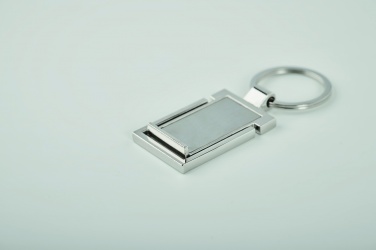 Logotrade promotional merchandise picture of: Metal key ring phone stand Seinajoki