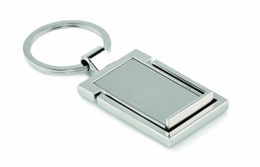 Logo trade advertising products picture of: Metal key ring phone stand