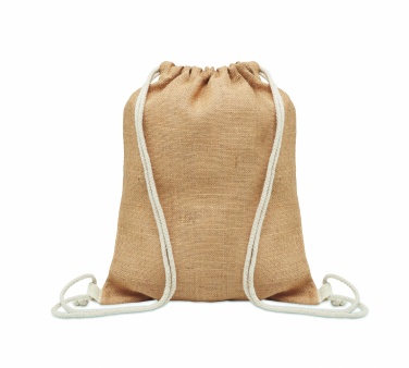 Logotrade promotional item picture of: Jute drawstring bag