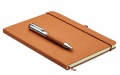 Recycled leather notebook set, Beige