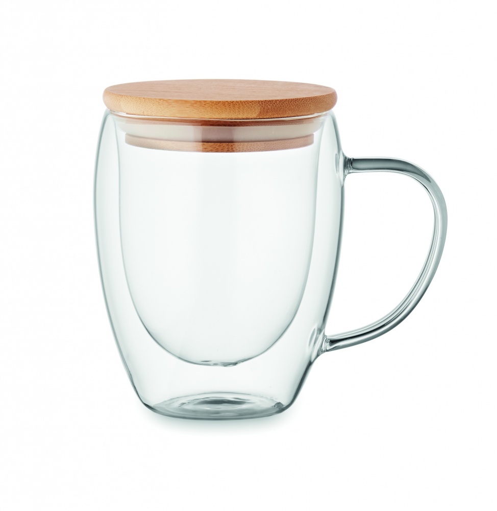 Logotrade promotional product image of: Double wall borosilicate mug