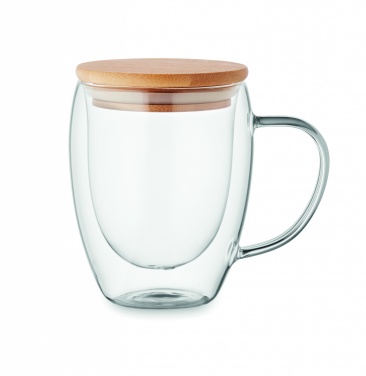 Logo trade promotional merchandise photo of: Double wall borosilicate mug