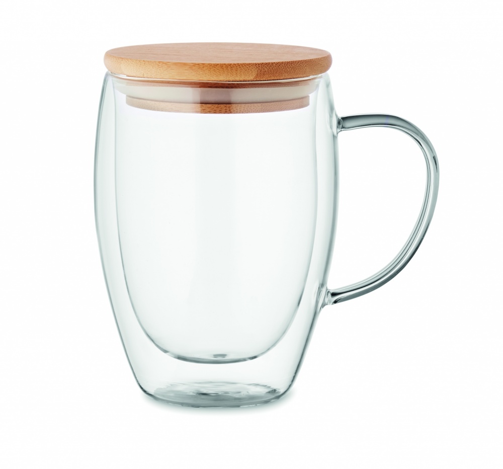 Logo trade corporate gift photo of: Double wall borosilicate mug