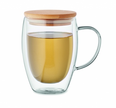 Logo trade promotional merchandise photo of: Double wall borosilicate mug